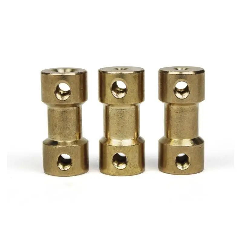 Brass coupling connecting shaft transmission parts motor motor shaft extension connector metal model aviation model car ac