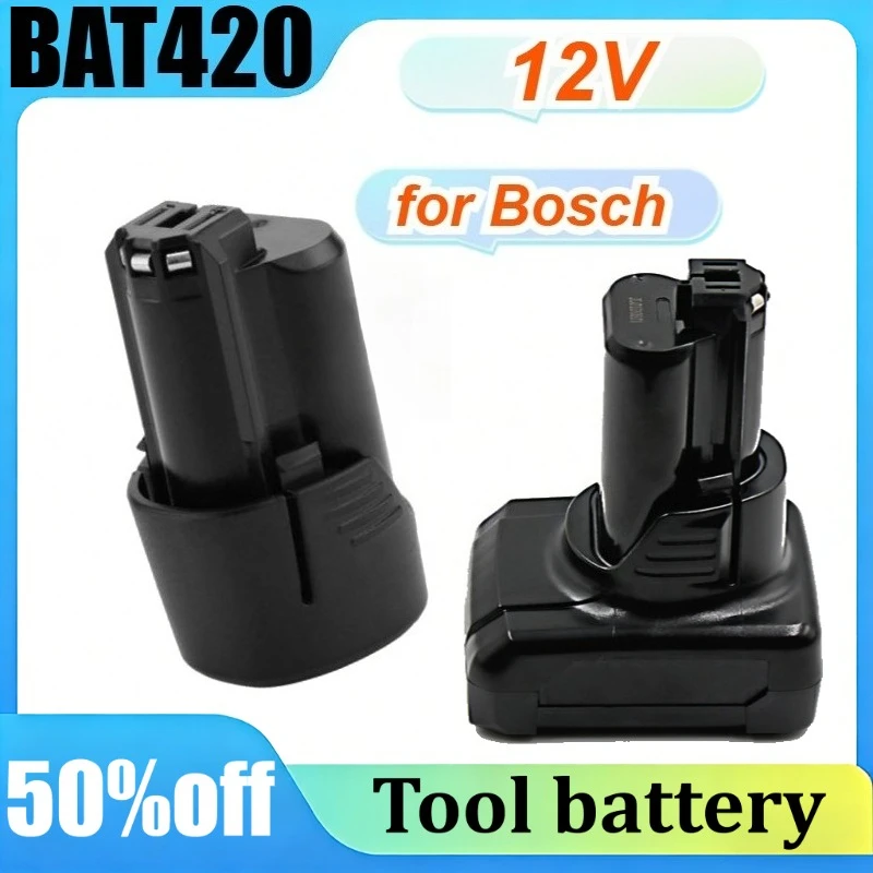 BAT420 for Bosch GSB GSR GSA 10.8V/12V Cordless Tools Battery for BAT411 BAT412