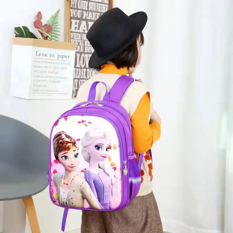 2022 Disney Frozen Kindergarten Backpack For Girl Elsa Anna Primary Student Shoulder Orthopedic Bag Kids Birthday Gifts Mochilas