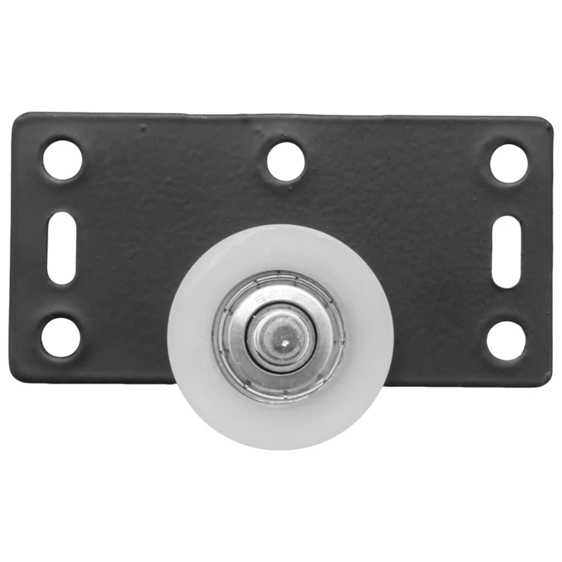 4Sets Sliding Door Wheels Rollers Pulleys Runners for Cupboard Wardrobe Cabinet Smoothly & Mute Nylon Wheels