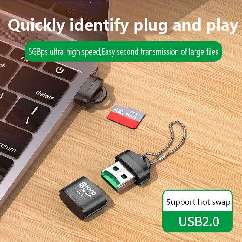 USB Micro SD/TF Card Reader USB 2.0 Mini Mobile Phone Memory Card Reader High Speed Adapter For Laptop Accessories card reader sd card reader