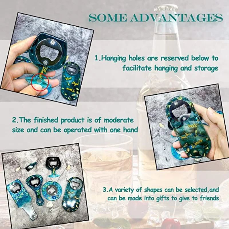 Deluxe DIY Resin Bottle Opener and Jewelry Casting Kit