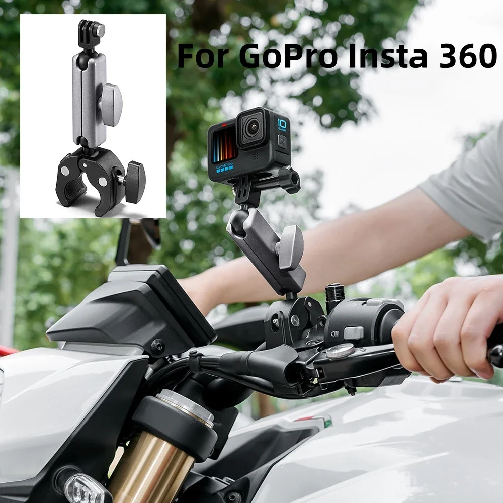 

Подставка для экшн-камеры Gopro Insta, держатель для ручки мотоцикла или велосипеда, аксессуары для камеры