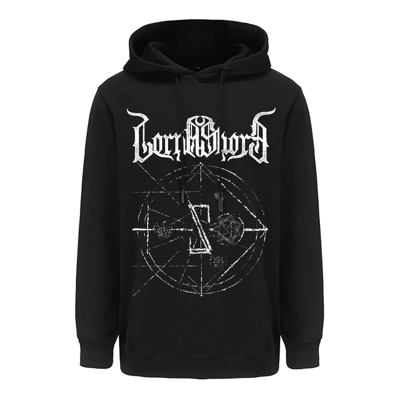 Lorna Shore 헤비 멘탈 밴드 후드 스웻셔츠 남녀공용, 긴팔 후드 상의, 하라주쿠 스트리트웨어, 지퍼 후드 코트