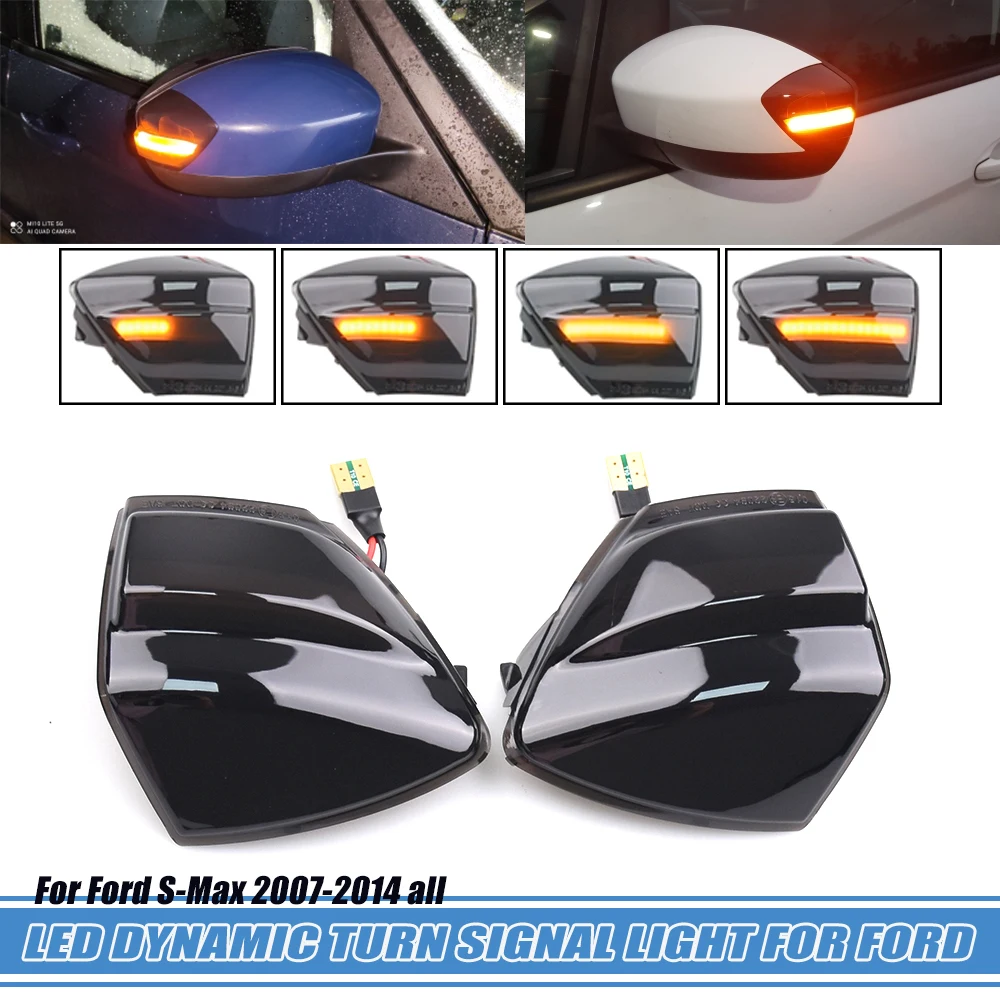 ミラーターンシグナルライト 1ペア ダイナミック サイドウィングミラーインジケーターライト LED ターンシグナルライト フォード ウインカー 1 ペアダイナミック  LED ターンシグナルライトシーケンシャルサイドミラーマーカーインジケータウインカーランプゴルフ ターン ... LED ターンシグナルライト 1ペア サイド バックミラー ウィンカー インジケーター ライト ために W205 W213 W222