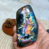 Healing Natural Crystals Purple Blue Labradorite Free Form High Quality Gemstones Ore Mineral Home Decorations Room Decor Gifts 1