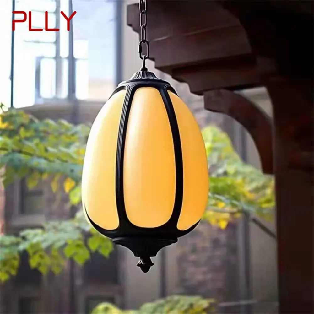 PLLY Classical Dolomite Pendant Light Outdoor LED Lamp Waterproof for Home Corridor Decoration