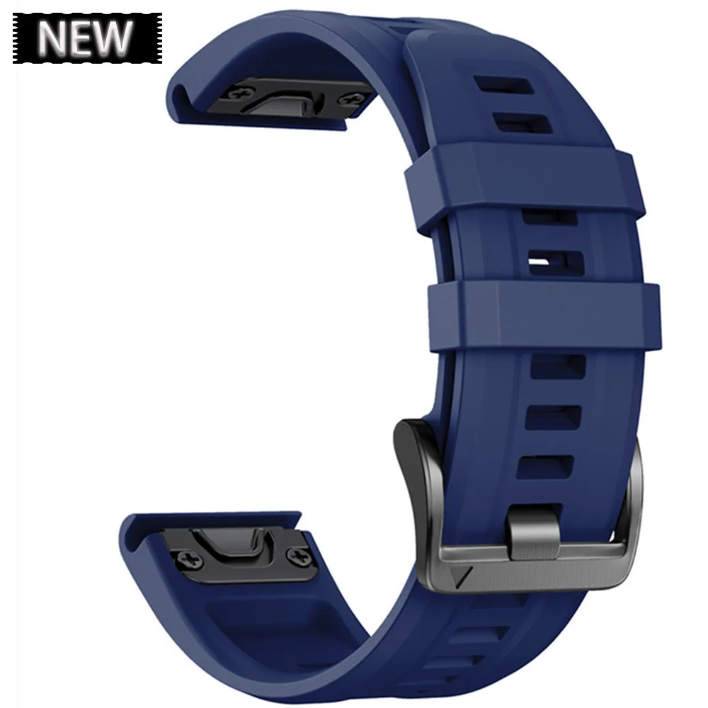 Dual-Material Quick Release Watch Bands - Leather and Silicone - Multiple Sizes Available