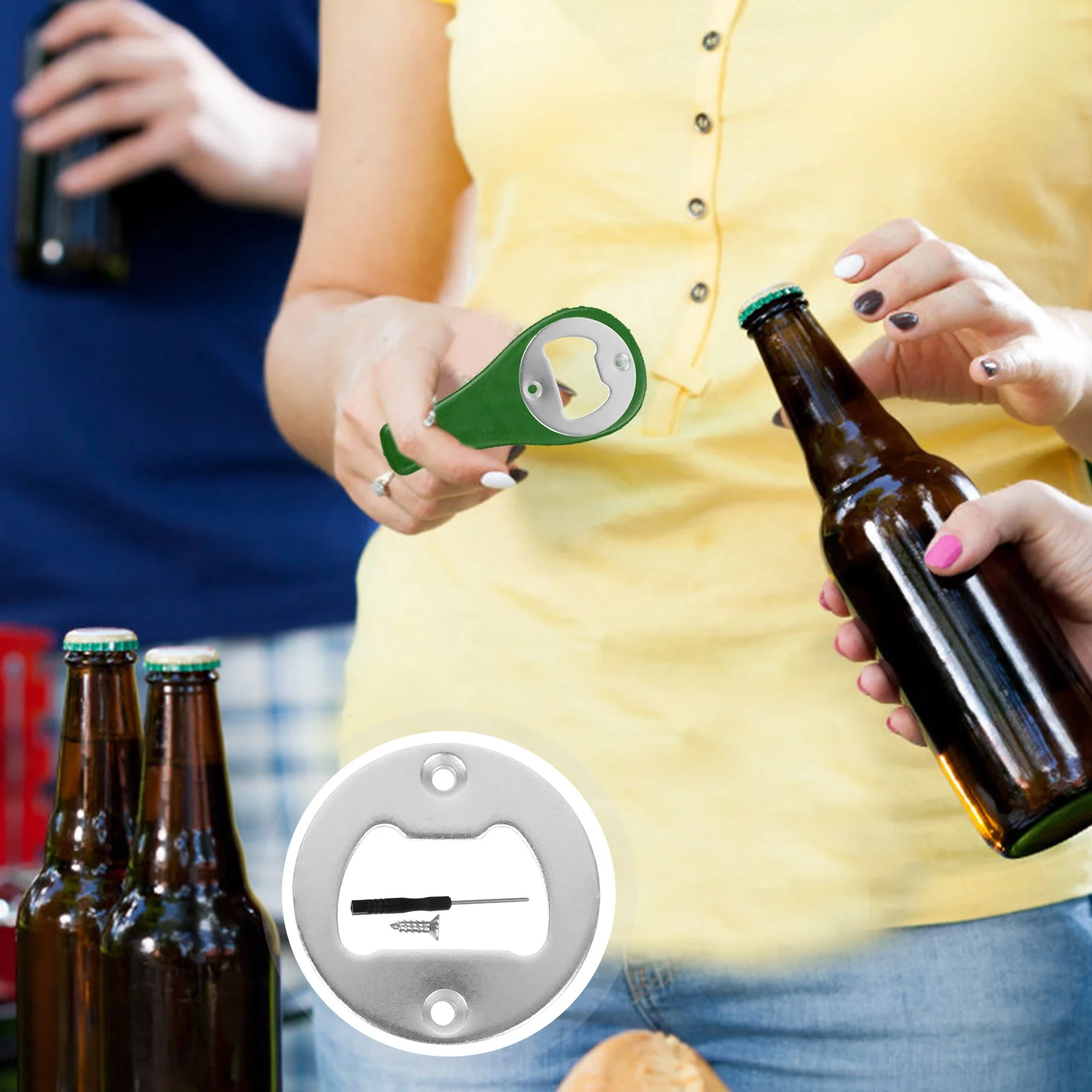 

Bottle Opener Accessories DIY Beer Insert Small Kits Openers Screw Parts Inserts