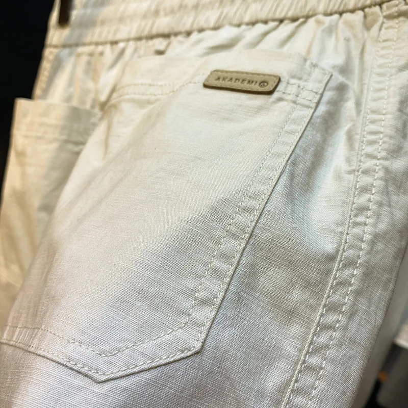 Summer Thin and All-Matching Casual Shorts Men Fashion Brands Pu Shuai Workwear2024New Breathable Cool Feeling Fifth Pants 4