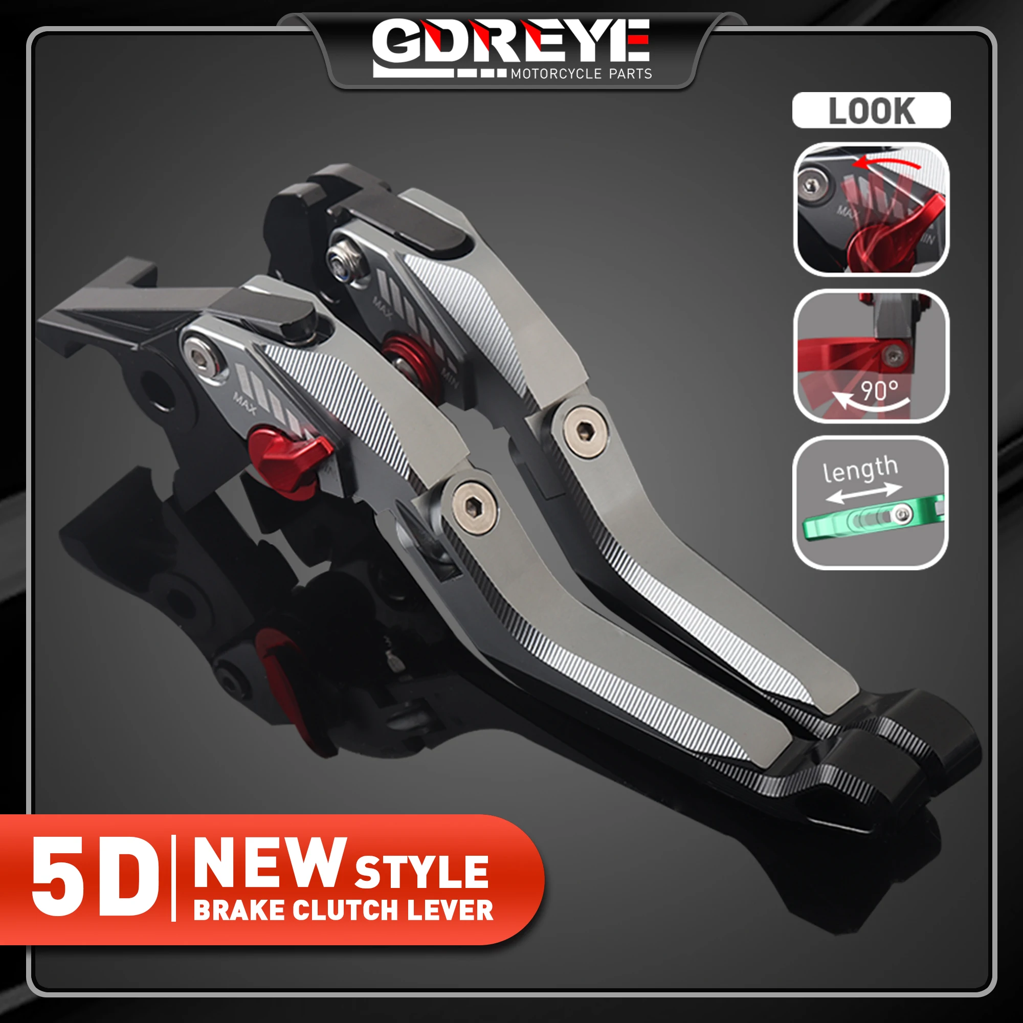 

Для BMW C400GT C400X C 400 GT X CE04 мотоцикл CE 04 2023 регулируемые алюминиевые рычаги тормозной муфты с ЧПУ 5D