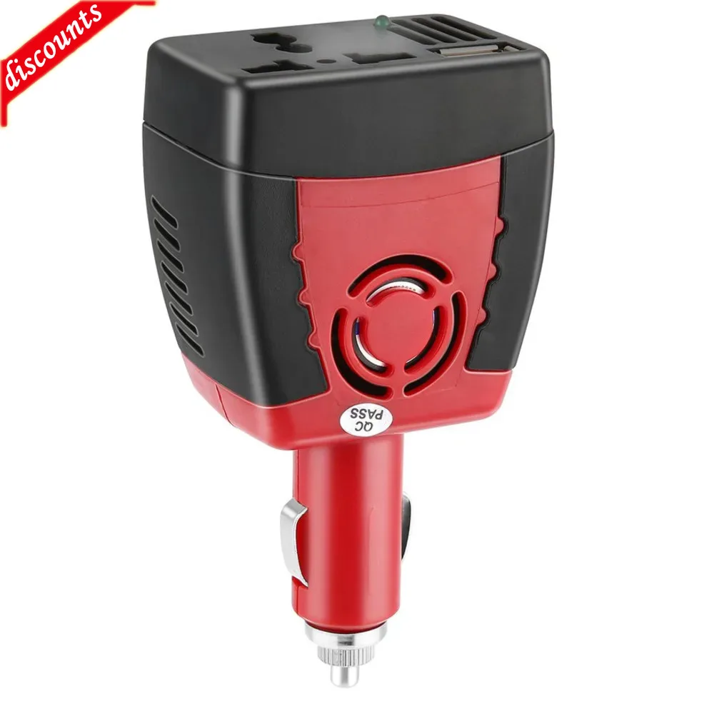 CarInverter150W12VDCTo220V110VACCigaretteLighterPowerSupply