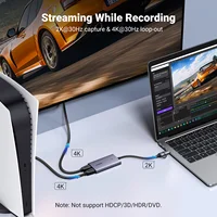 UGREEN HDMI Capture Card 2K@ 30 Capture & 4K Loop-out HDMI to USB/Type-C Video Grabber for Computer Live Stream Recording - Image 2