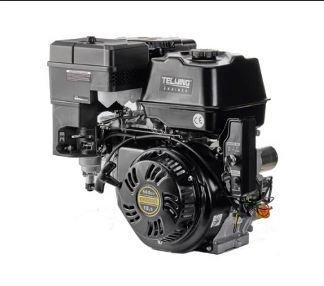 OHV factory gasoline engine 500cc 19.5hp engine double cylinder 4 stroke gasoline with recoil or electric start