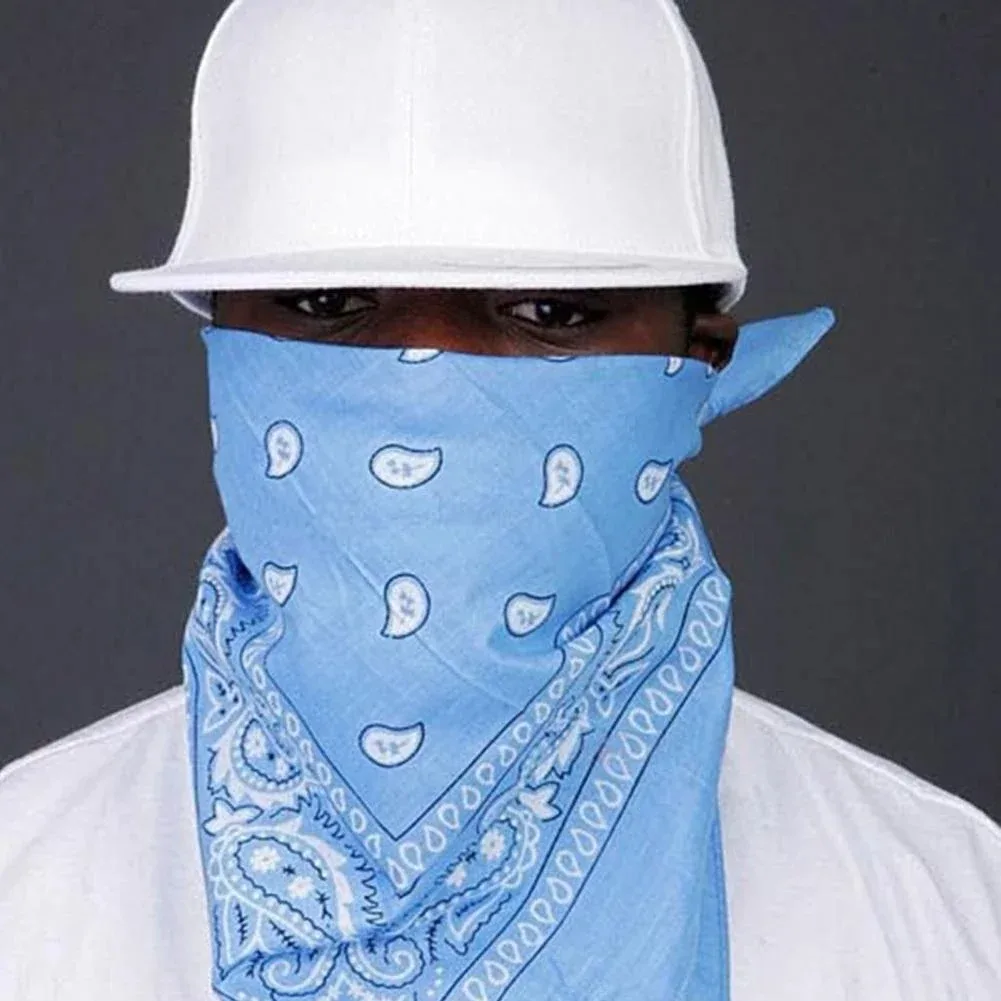 Unisex Fashion Printed Square Scarf Cycling Bandana Fishing Sun Protection Neck Cover Scarves Handkerchief Outdoor Headwear