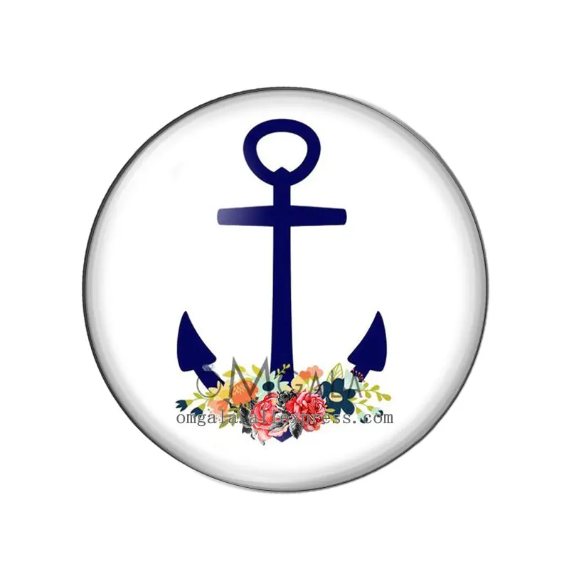 탐색 희망 앵커 아트 페인팅 10 개 12mm/18mm/20mm/25mm/30mm, 라운드 사진 유리 카보 숑 데모 플랫 백 메이킹 결과