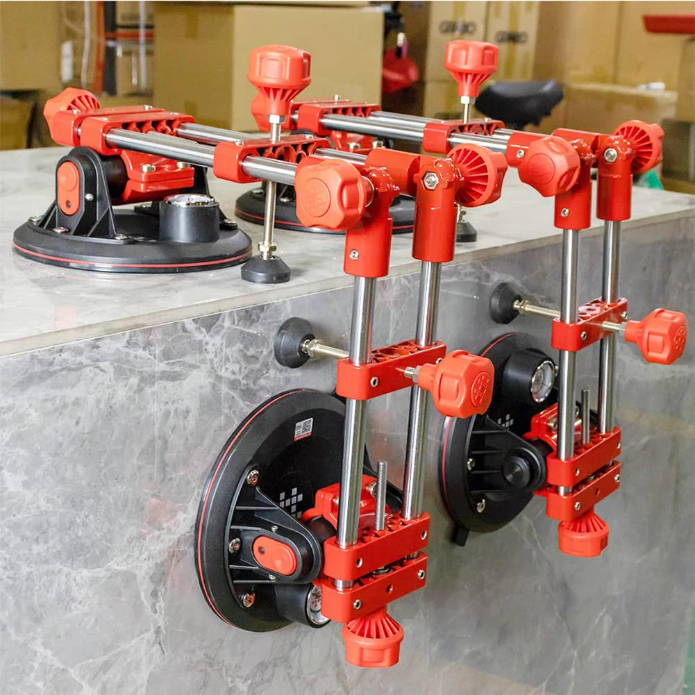 

8'' Seamless Seam Setter 0-270 Degree with Vacuum Suction Cups Countertop Gap Regulator for Horizontally and Vertically Leveling