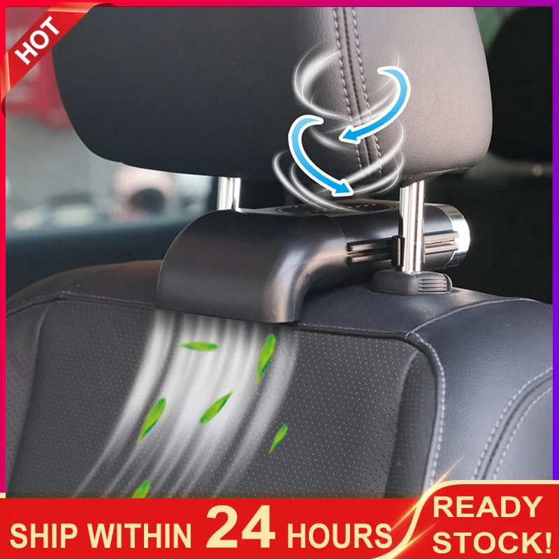 New Car Fan Magnetic Cooler Silent Wireless Charging USB 3Speed Adjustable Universal Rear Seat Auto Cooling |