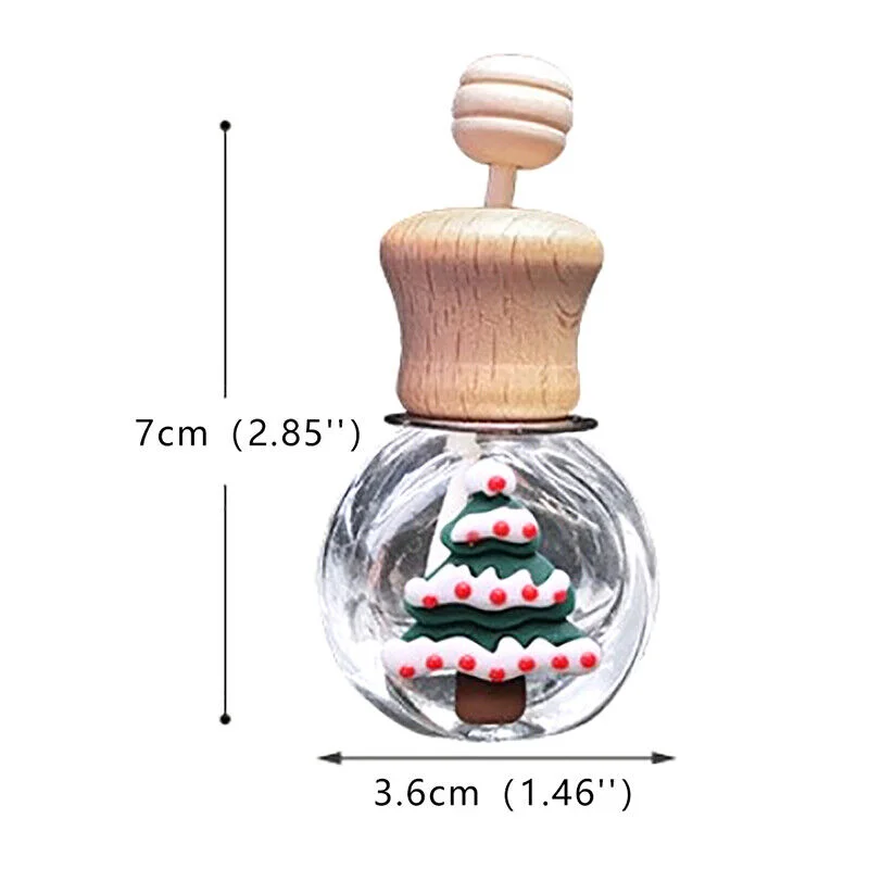 Car Accessories Car Perfume Glass Empty Bottle Air Outlet Perfume Bottle Clip Car Decoration Essential Oil Car Aromatherapy Clip
