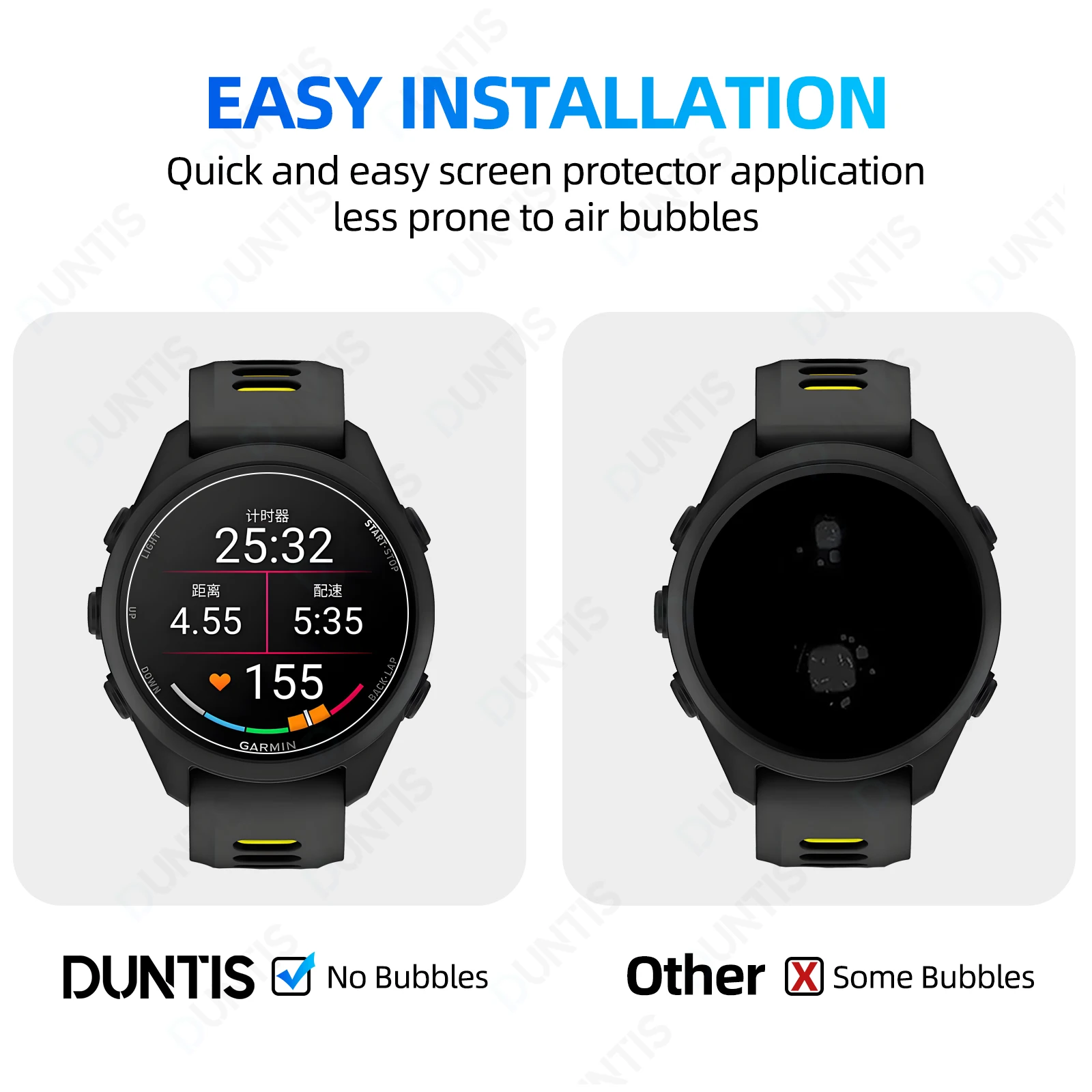 Garmin Forerunner 70/170용 3D 화면 보호기 유연한 하이드로겔 HD 투명 풀 커버리지 보호 필름 액세서리(유리가 아님)
