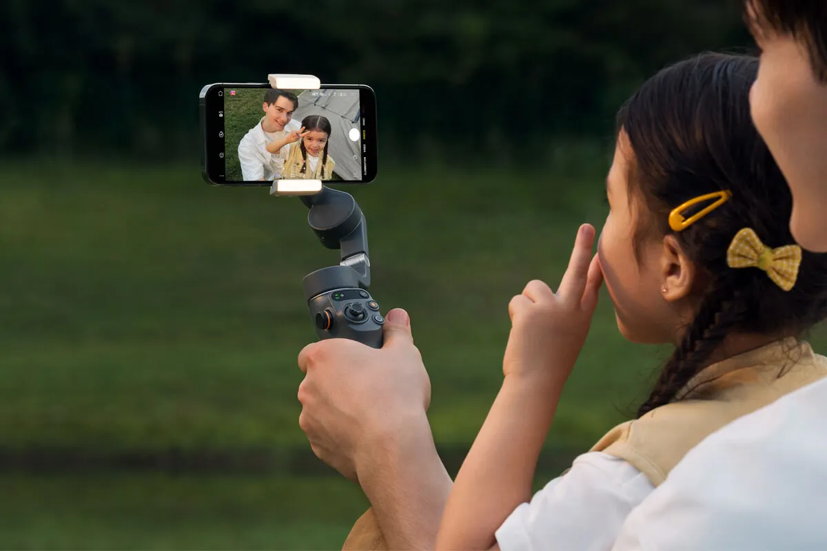 DJI OM Fill Light Phone Clamp for DJI Osmo Mobile 7/OM 7P/OM 6 New