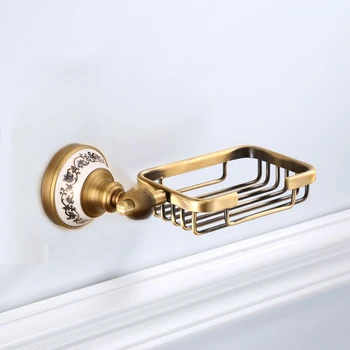 Antique Brass Bathroom Hardware Set 1