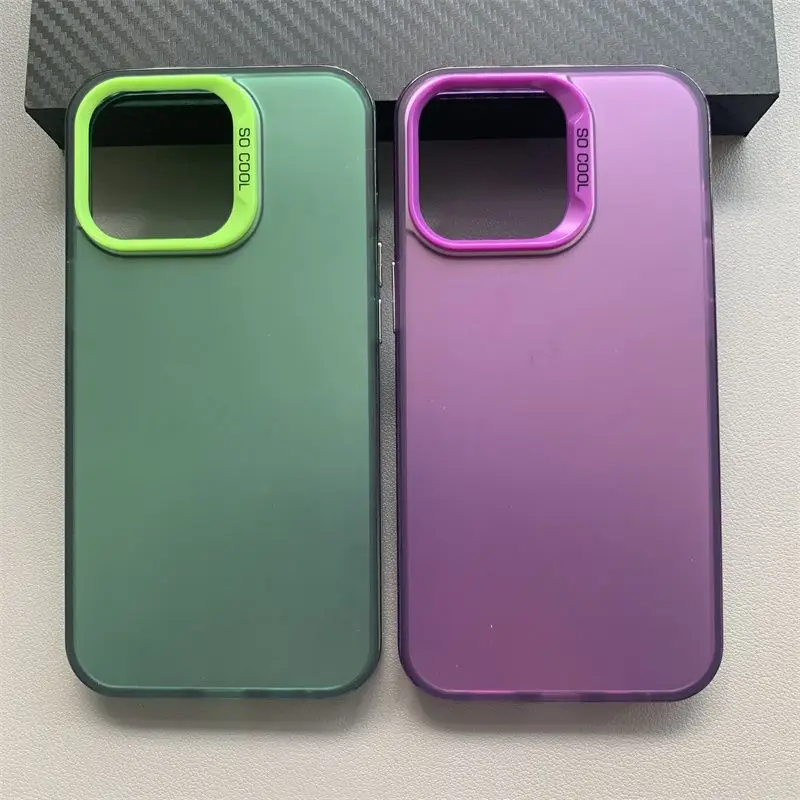 For iPhone 14 Pro Max Case iPhone 14 Plus Phone Case iPhone 14 Pro Cover iPhone 14 15 13 12 11 Metallic Aurora Skin Matte Cover — view 6