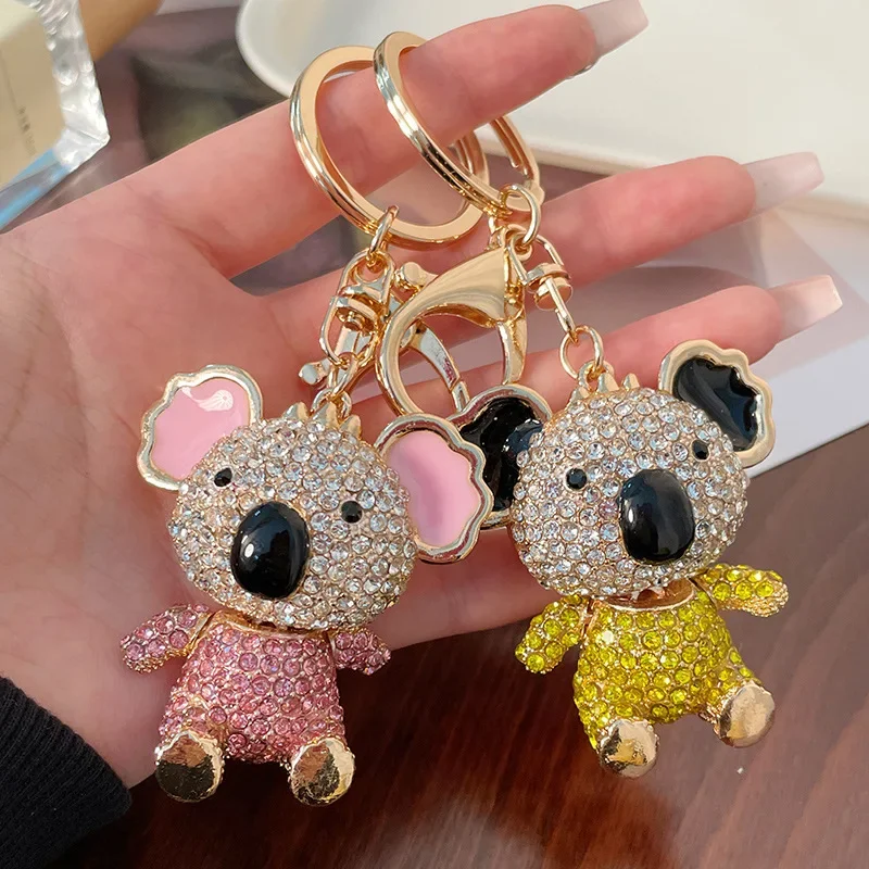 Carino Koala Portachiavi Animale Koala Orso Portachiavi Borsa Ciondolo Auto Portachiavi Regali