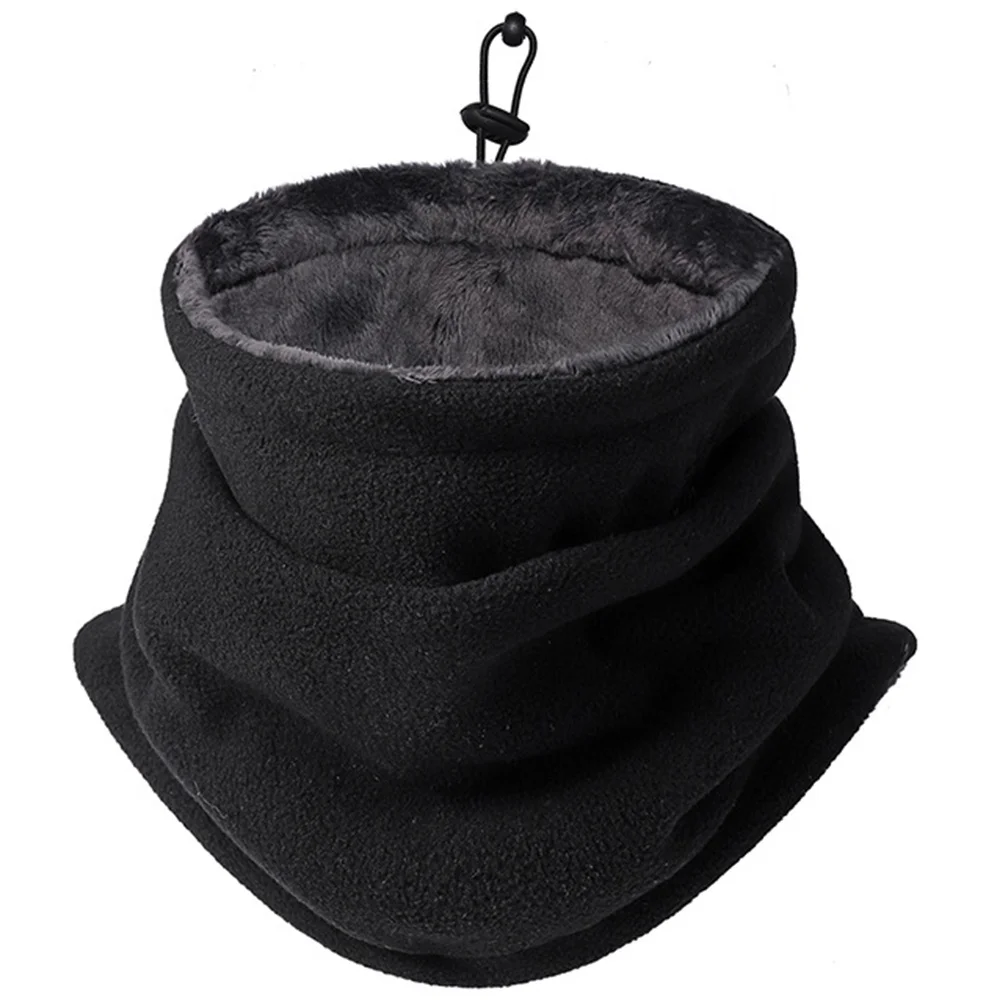 New Plush Fleece Winter Scarf For Boys Girls Women Men Unisex Ring Collar Scarf Kids Muffler Above 8 Years old Children Scarves