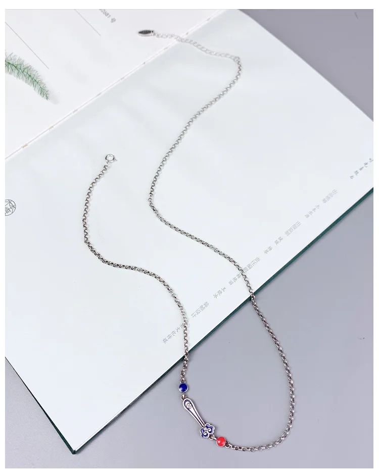 Antique Silver Ruyi Necklace