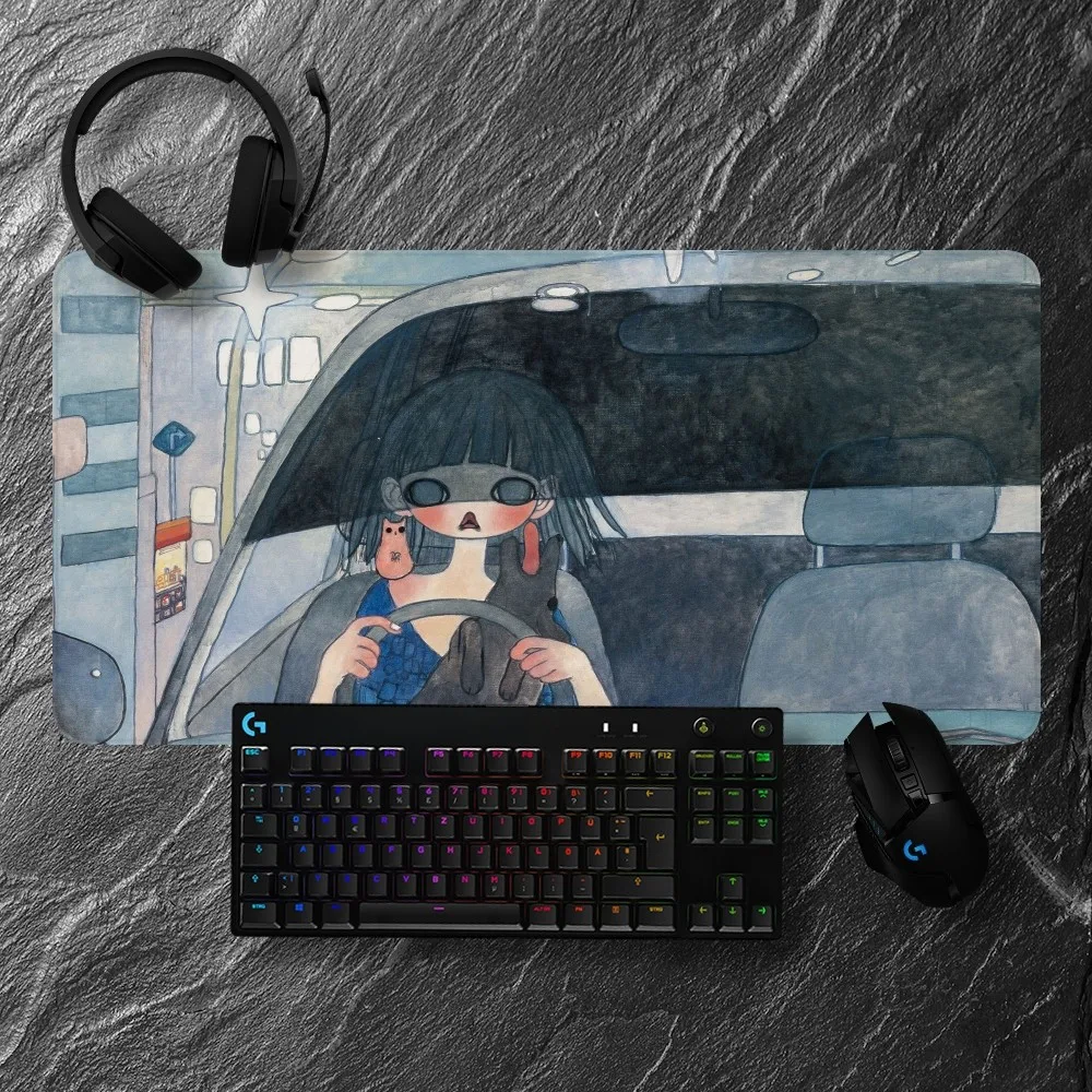 Aya Takano Mousepad Non-slip Lockedge Office Student Gaming Thickened Large Writing Pad Cushion 3