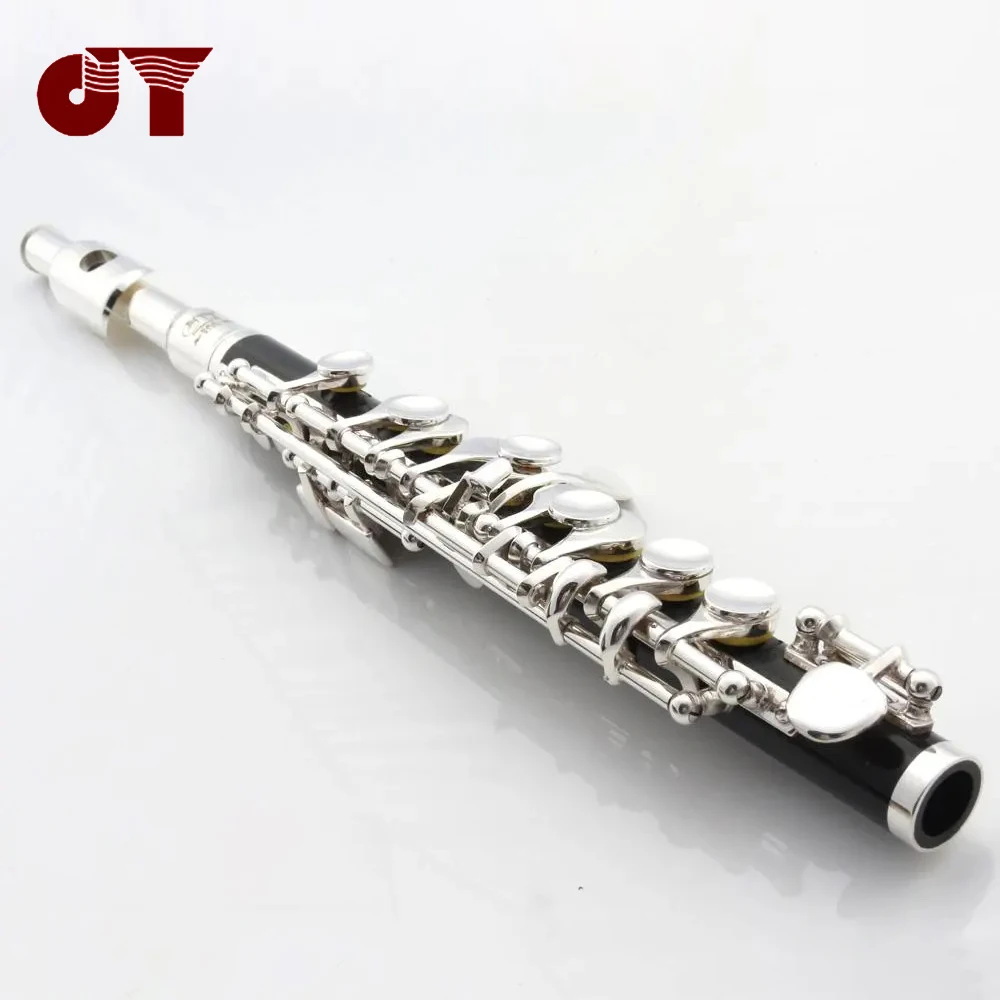 

JYPC-E100S Professional Piccolo Jazz Musical Instrument ABS Silver Plated Flute Musical Instrument Beginner C Tune Flute