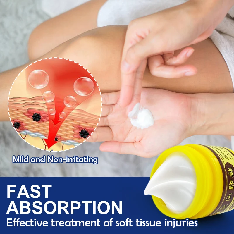 Snake Venom Back Pain Cream Waist Joint Muscle Pain Relief Cream Self-heating Arthritis Ointment Lumbar Neuralgia S046 1pcs