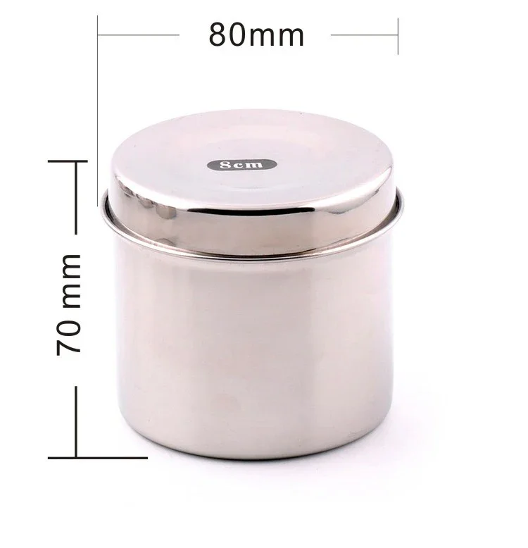 Ointment Cylinder Disinfection Tank Cotton Tank 8cm 9cm 10cm 4