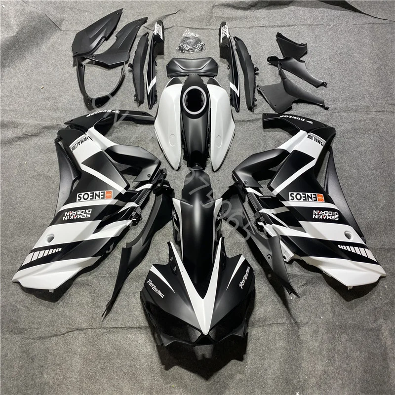 

Черно-белый Пластиковый обтекатель для мотоцикла, подходит для YAMAHA YZFR3 2019-2021, литье под давлением YZFR3 2019 2020 2021 обтекатель
