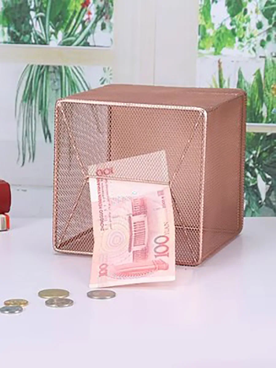 Transparent Money Tank for Adult and Children, 365 Day Money Saving Table, Can't Open Money Box, Change Money