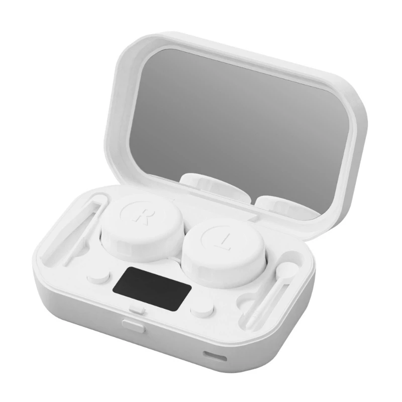 

Профессиональный очиститель линз Чехол для мытья линз Удобное устройство для очистки линз Очиститель контактных линз Подходит