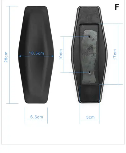 Gaming Chair Armrest Pads Chair Armrest Surface Pad Computer Office Chair Handle Bracket Plastic PU Anchor Furniture Accessory - Image 15