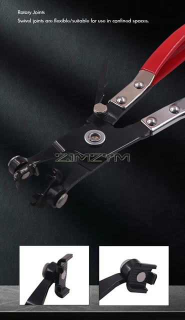 Set 9 Pinze Per Fascette Stringitubo - Attrezzi Per Tubi Carburante, Olio E Acqua Per Auto - Foto 6