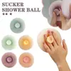 Bath Towel Scrub Bath Massage Shower Ball With Sucker Scrub Bath Exfoliator Mud Wipe Brush Rub Back Sponge H7M9 4