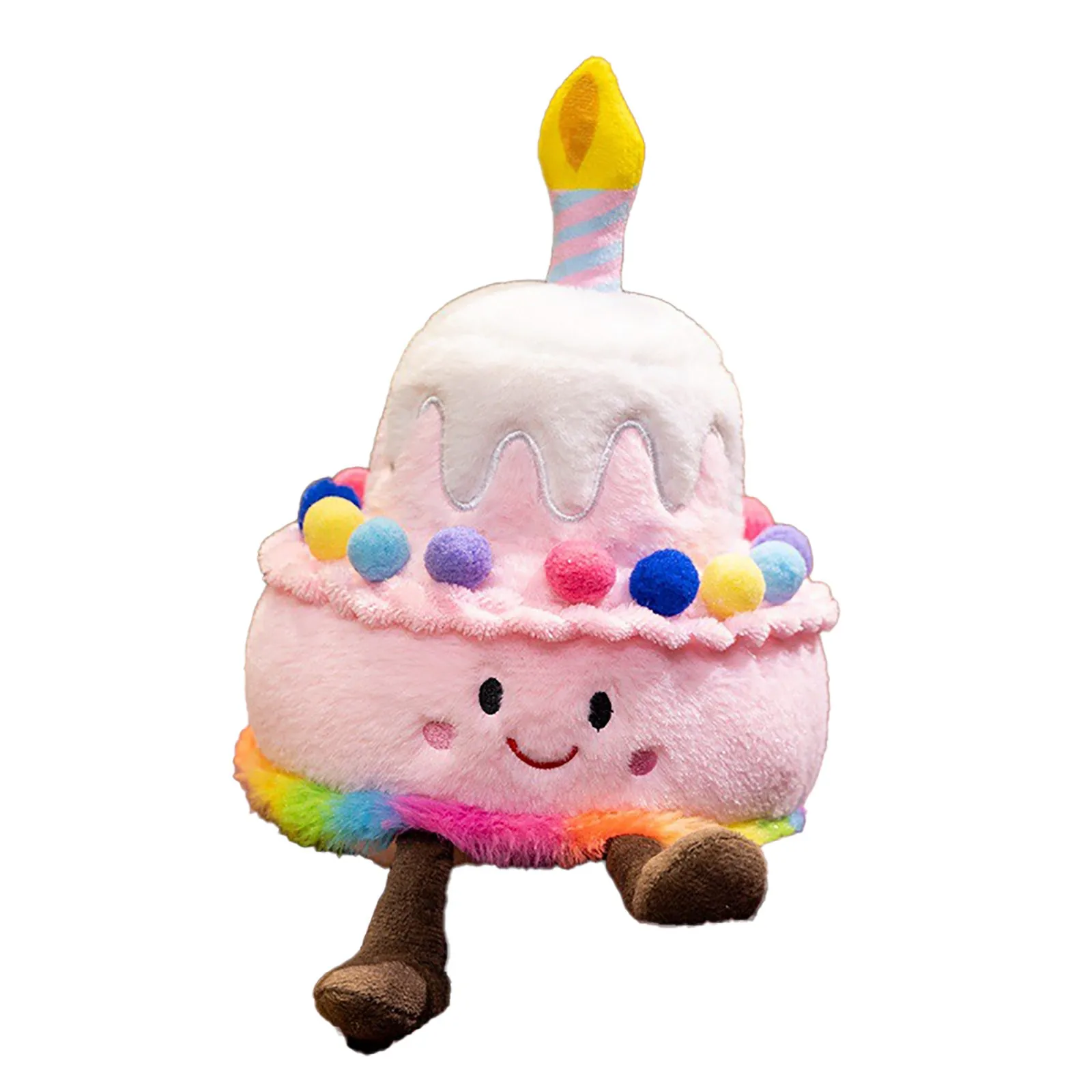 New Birthday Cake Jelly Cat Plush Toy Doll Cake Cloth Puppet Cute Fun Shop Soothing The Doll Valentine'S Festival Birthday Gift
