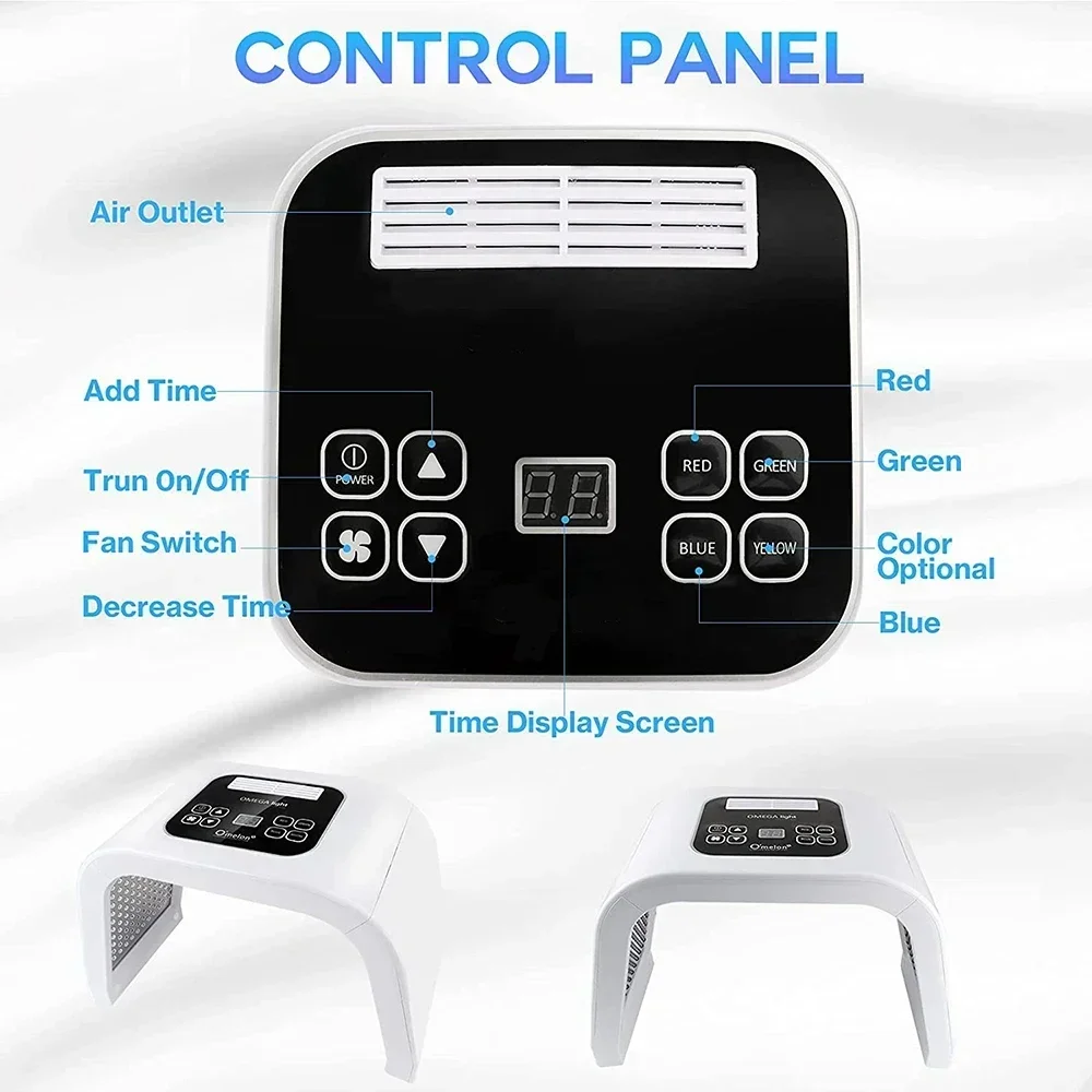LED Photon Machine Therapy Face&Body Mask Machine Skin Care Anti-wrinkle 7 Color Salon Home Use