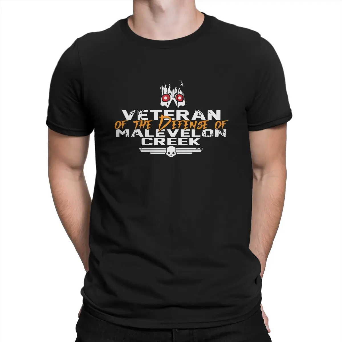 Vintage Malelon Creek Veterano Gioco T-Shirt Uomo O Collo Cotone Magliette Helldivers Manica Corta T-Shirt Stampate Top