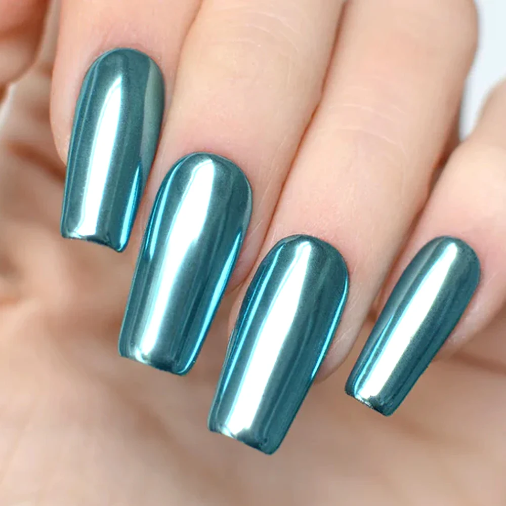Nail Polish Nail Strengthener Tinovo Uno Metallic Regular Manicure Base Oil Quick Dry Chrome Shine No Bake Varnish