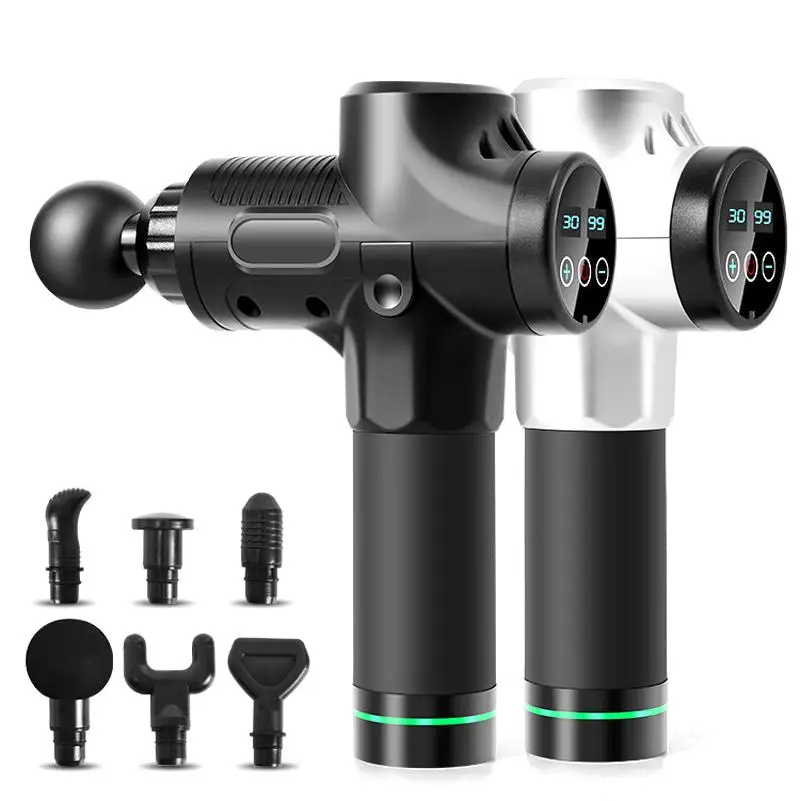 

EC 2023 Massage Gun Professional Pain Relief Big Power Muscle Massager Body Relaxation Fascial Gun Fitness Relaxation Equipment