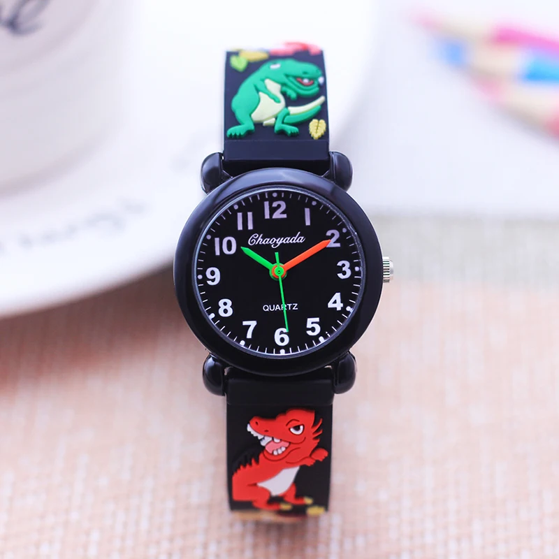 Fashion New Cool Cartoon Dinosaur Digital Quartz Watches For