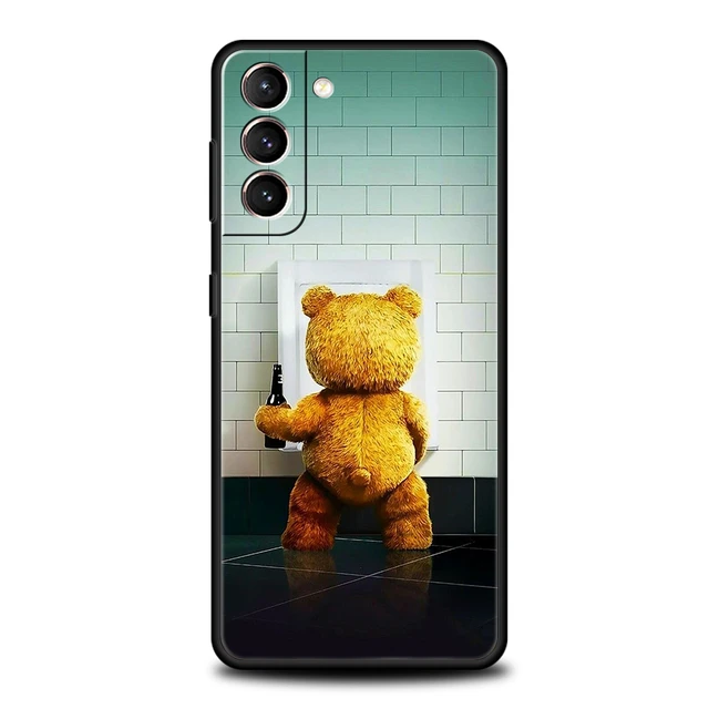 Funny Tedy Bear Phone Case For Samsung Galaxy S23 S22 S20 S21 FE Note 20 10  Ultra S10 S10E M21 M22 M31 M32 Plus 5G Cover Fundas - AliExpress