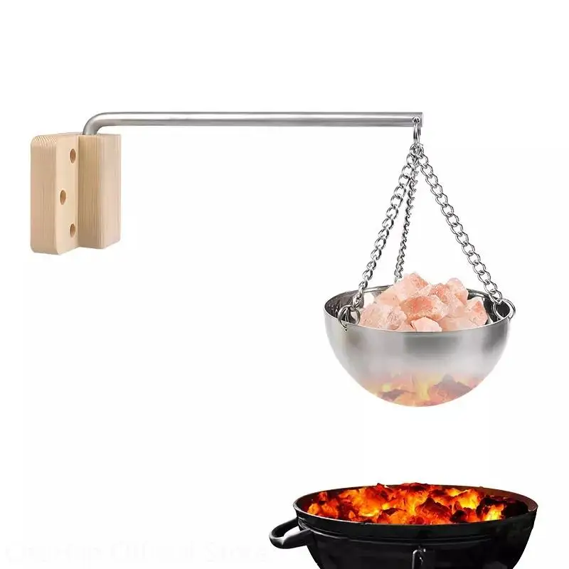 ChuHan 12/20cm Sauna Aromatherapy Oil Bowl Sauna Aroma Cup Bowl Stainless Steel Essential Oil Holder Sauna Steam Room Accessorie 2