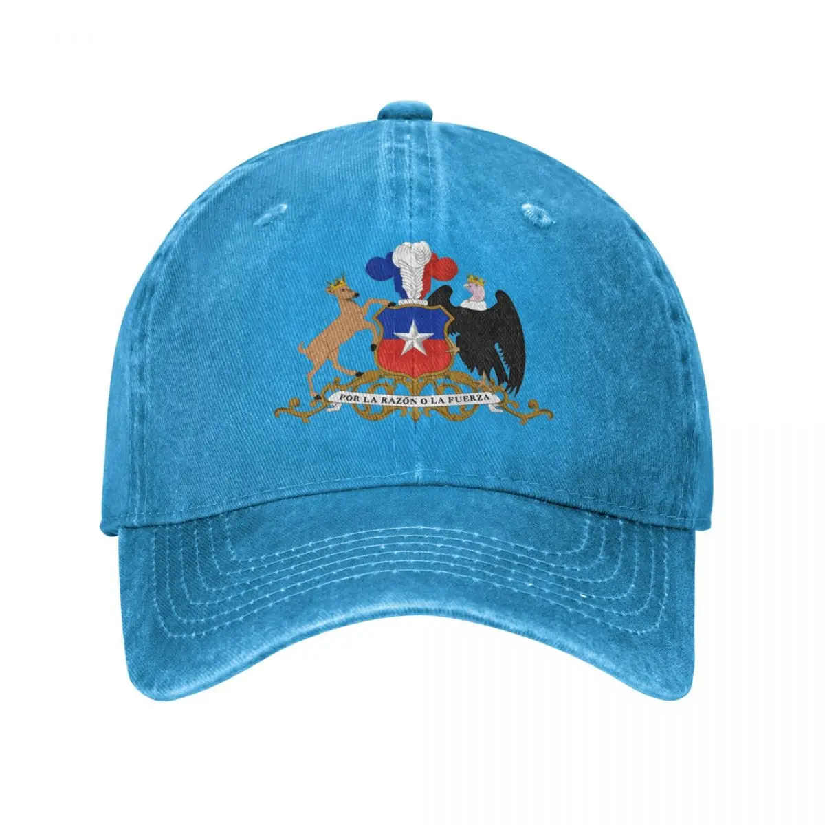 Gorras de béisbol de escudo de Chile para hombres y mujeres, gorra de sol  desgastada informal, sombreros de verano al aire libre - AliExpress