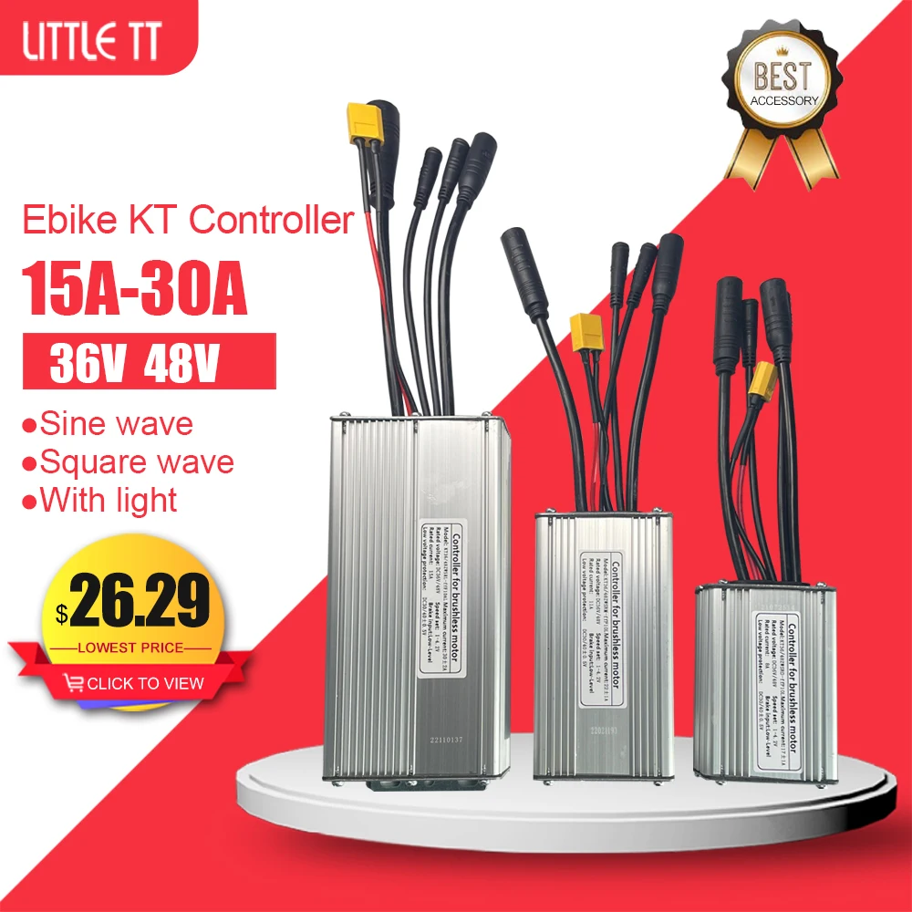 Contrôleur KT 48V 50A Pour Vélo électique – Moteur Brushless 1500W-3000W, Neuf